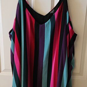 Sophie Swing Cami Chiffon Stripe Multi, size 6
